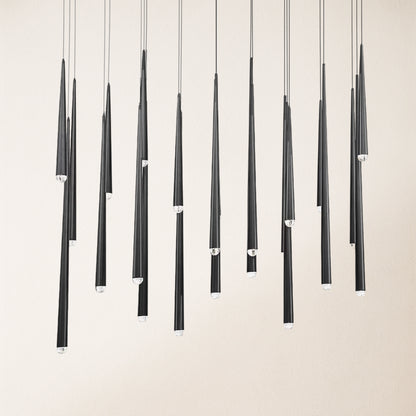 Anthropology Rectangle Crystal Pendant 54"W