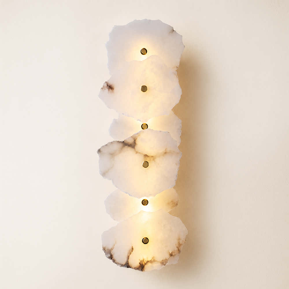 Arscelia Alabaster Linear Wall Sconce