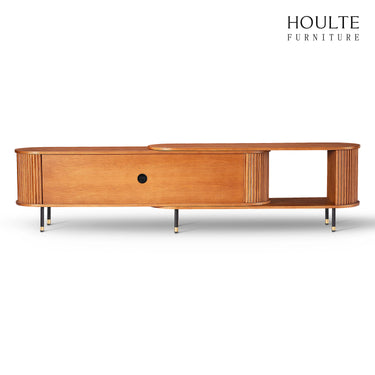 Ausziehbare Medienkonsole Ewan Oak, 78,74" bis 110,24"
