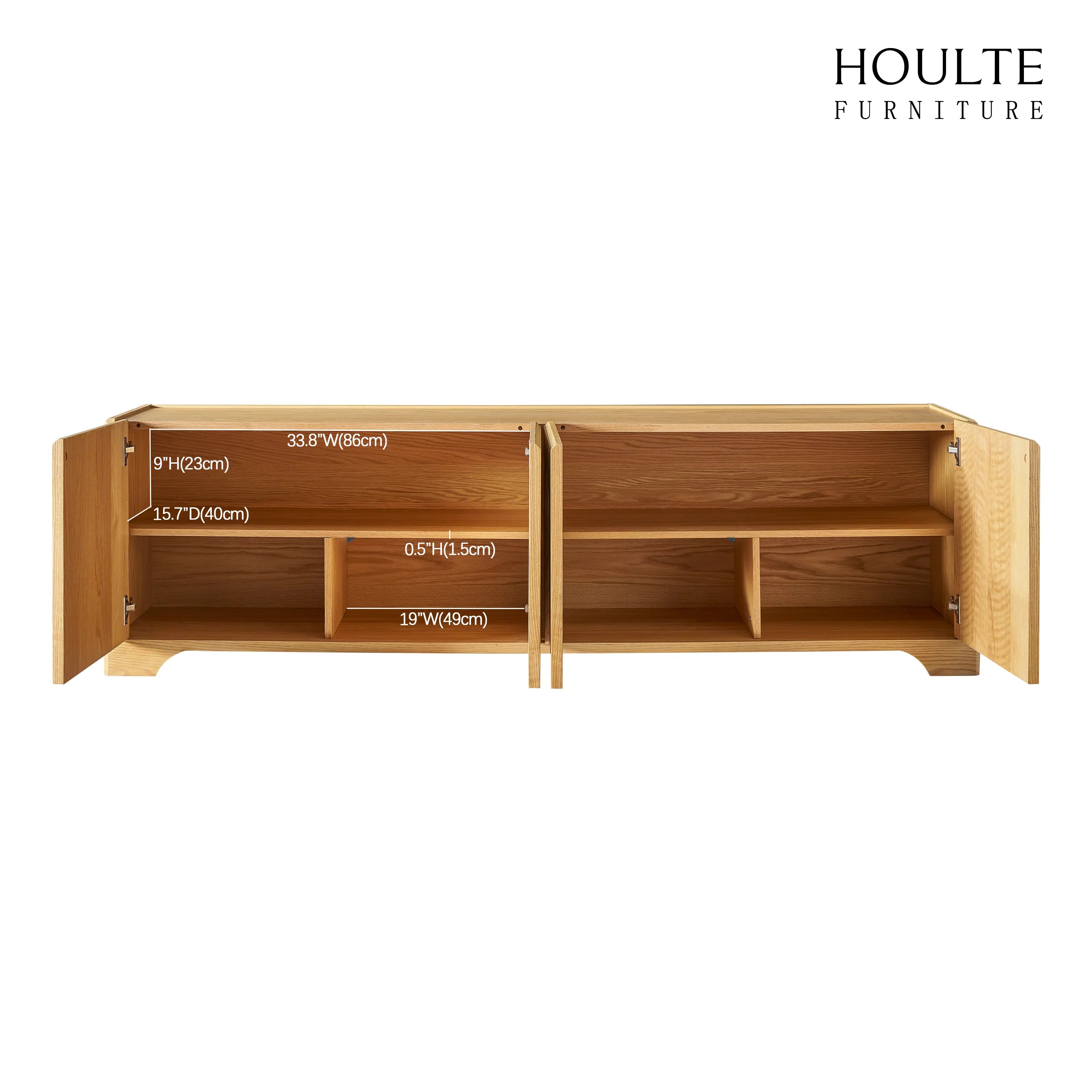 Aurora Oak Medienkonsole 80"