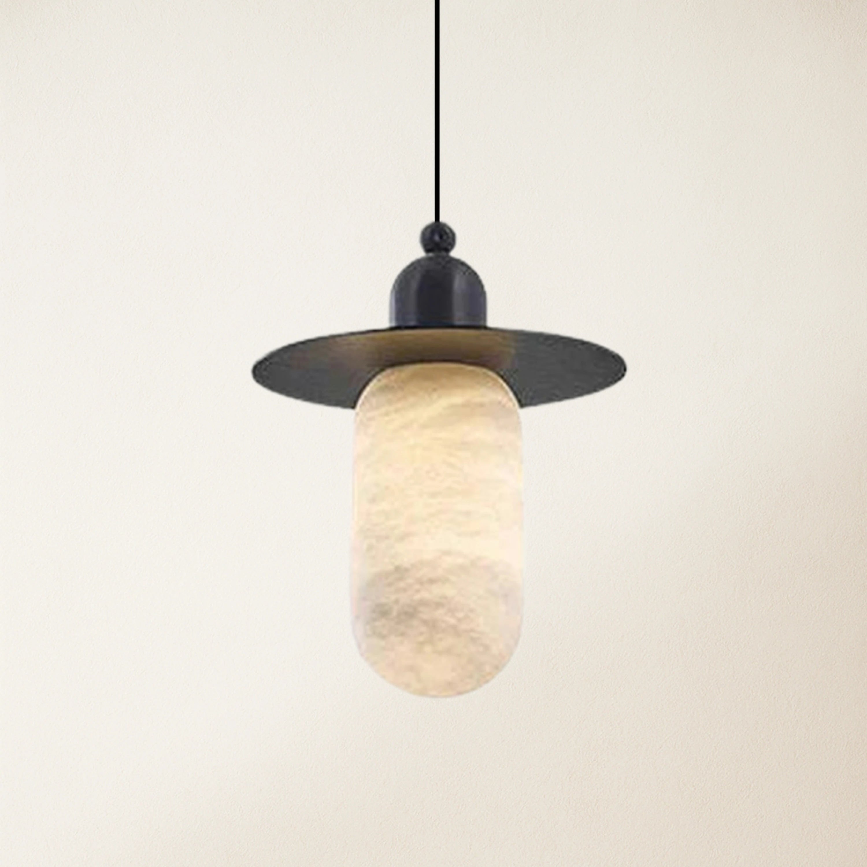 Bloom Alabaster Grace Pendant 8" H