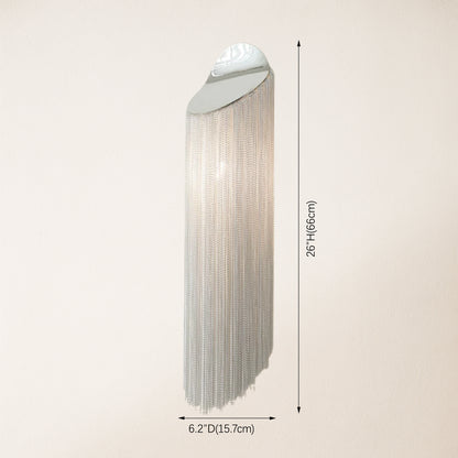 Teresa Cadena Chain Tassel Wall Sconce 26"H