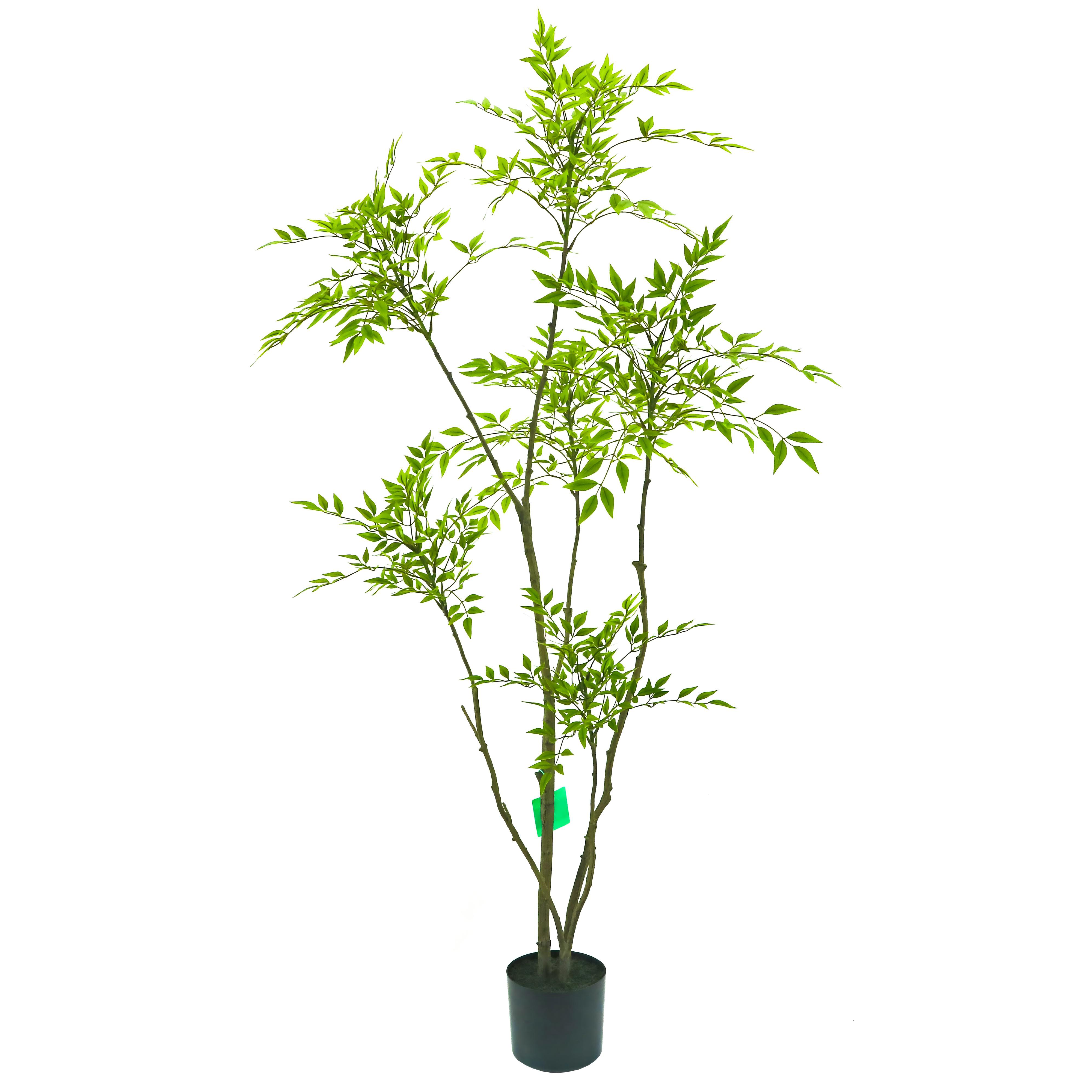 Künstlicher Nandina-Baum, 180 cm hoch