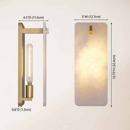 Lunara Alabaster Wall Sconce 12.75"H