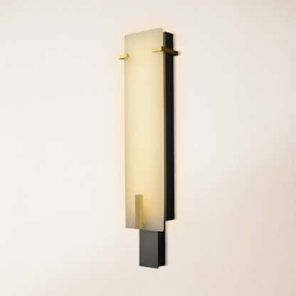Janina Stable Alabaster Personality Wall Sconce 21.5"H