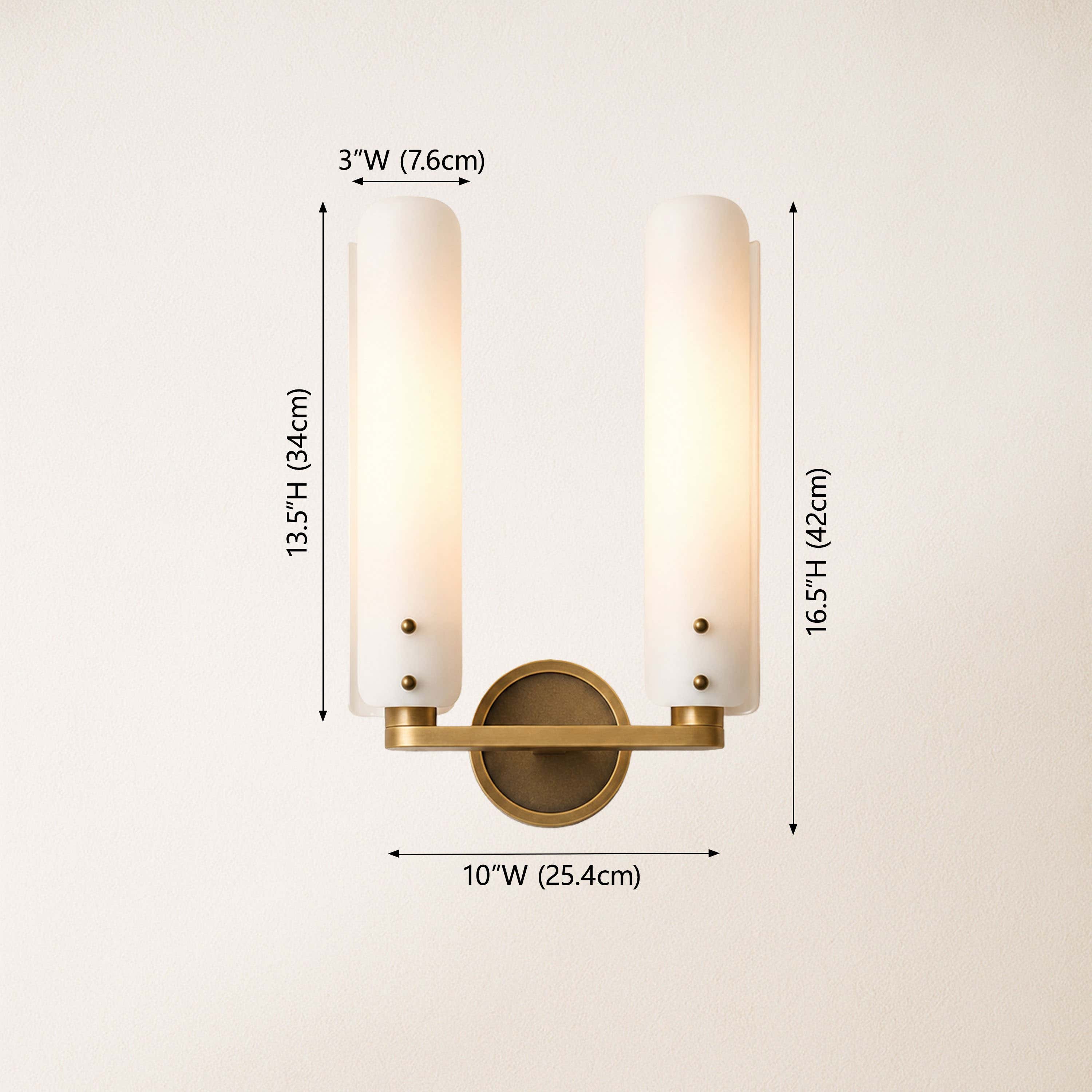 Wornak Glass Wall Lamp