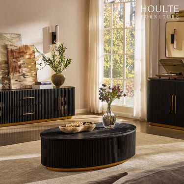 Couchtisch Holton aus Eiche, 139,9 cm hoch