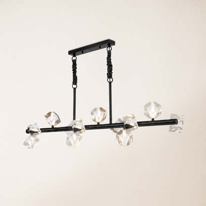 Stravon Radiant Structure Crystal Linear Chandelier