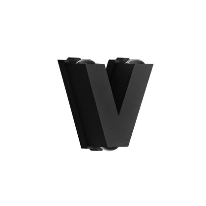 N/V/W Buchstaben Kreative wasserdichte moderne LED-Außenwandleuchte