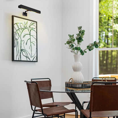 Brushed Radiance Picture Light 24"W#Finish_Black