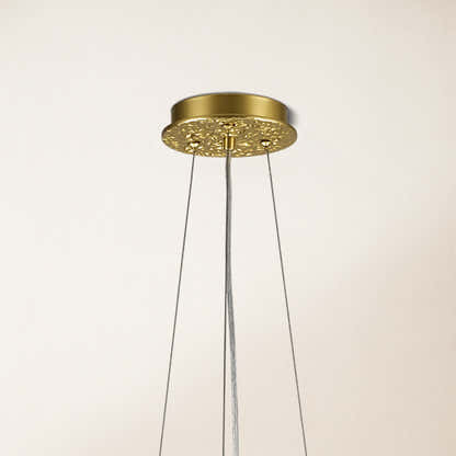 Frostleaf Kristall-Kaskadenzweig-Kronleuchter, rund, 76,2 cm