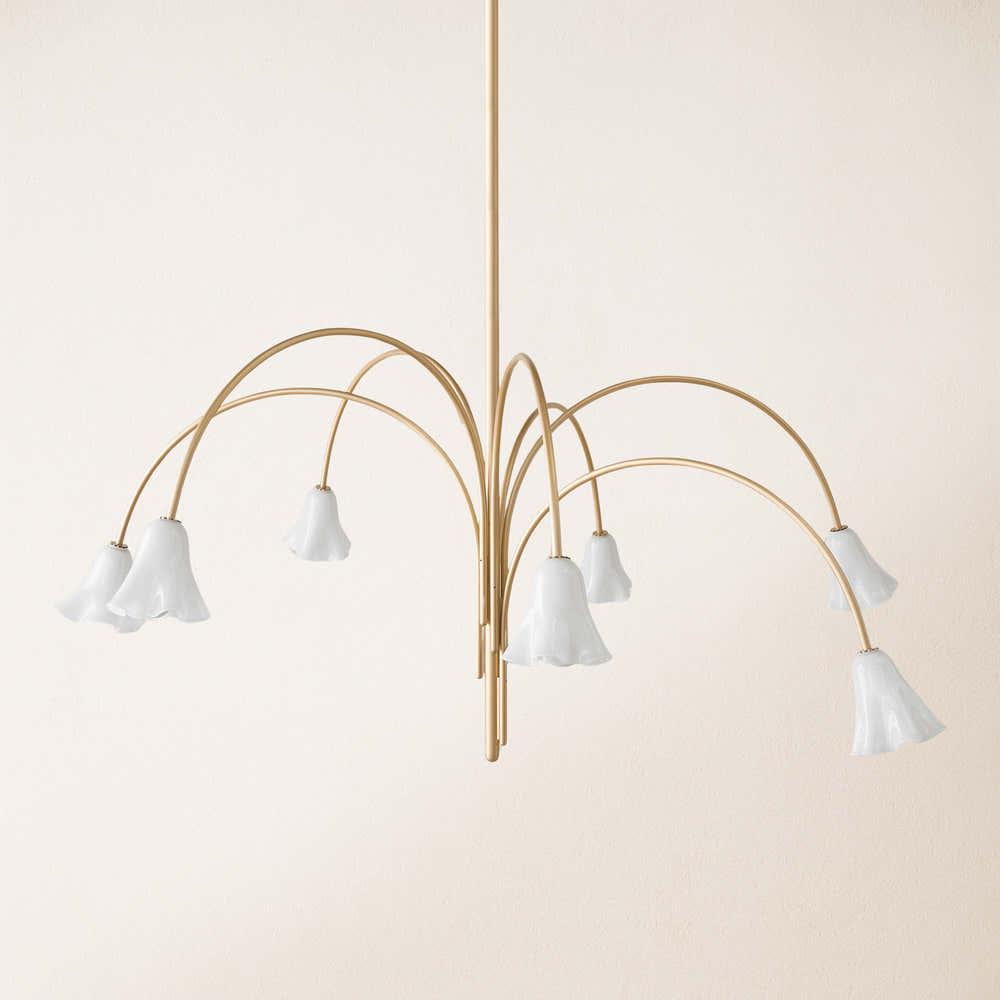 Florea Glass Art Chandelier