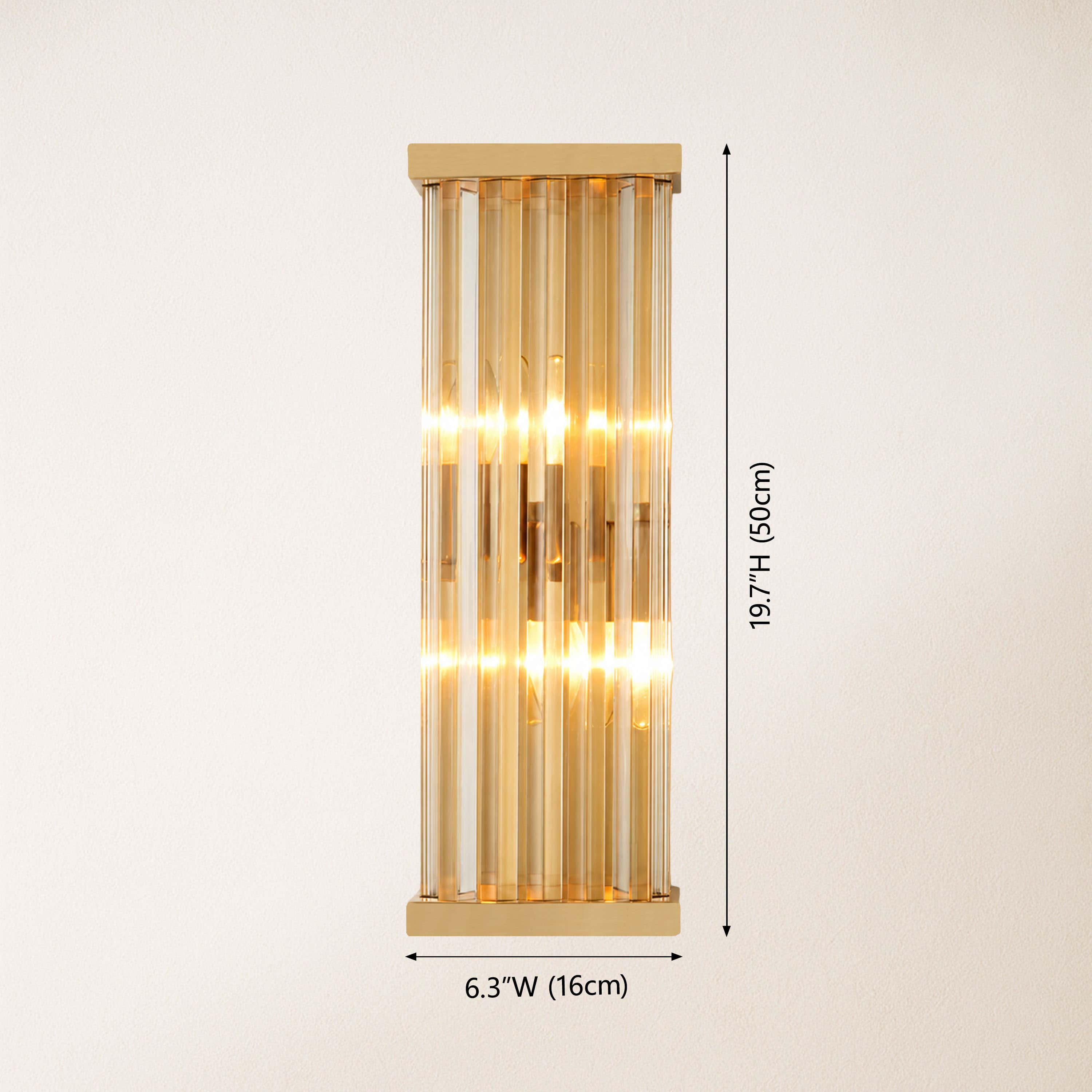 Aethon Crystal Linear Wall Sconce