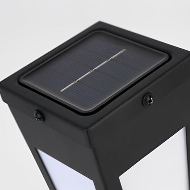 Wasserdichte intelligente Metall-LED-Schwarz-moderne Solar-Außenwandleuchte