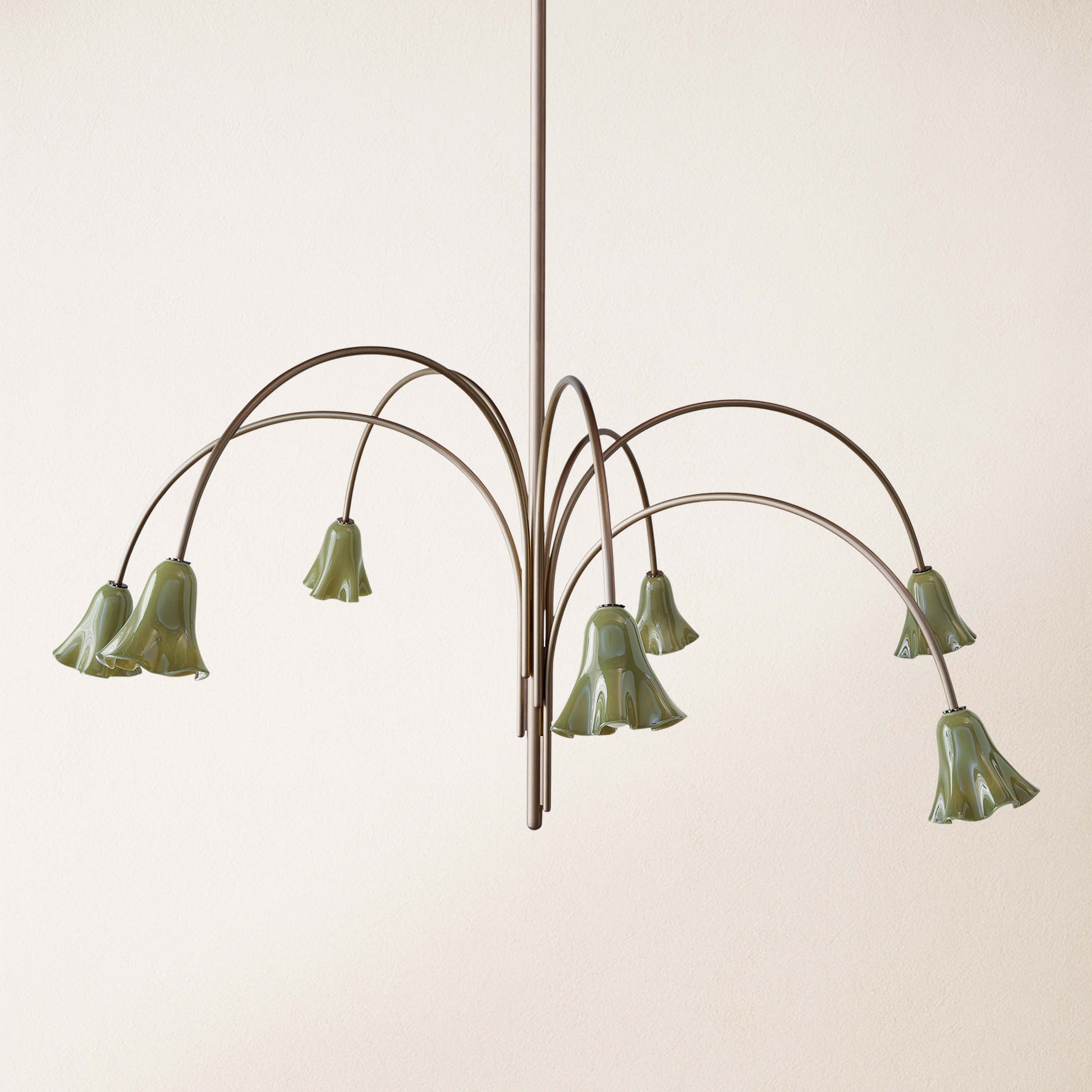 Florea Glass Art Chandelier