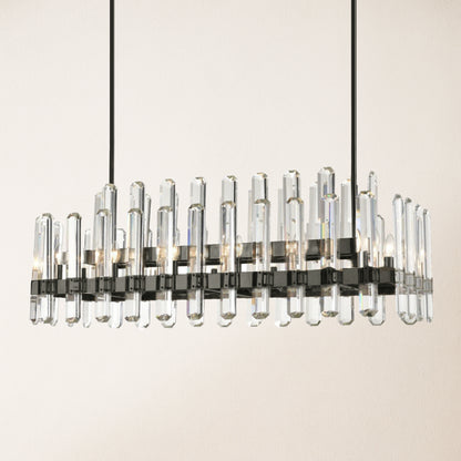 Clarion Rectangular Chandelier 48"L