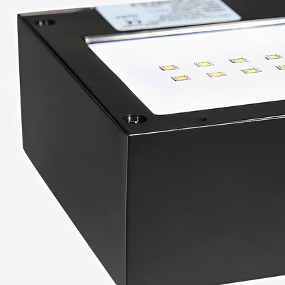 Wasserdichte LED-Auf- und Abwärtsbeleuchtung mit Bewegungsmelder, moderne Solar-Wandleuchte