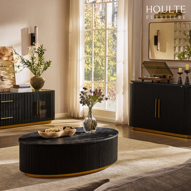 Couchtisch Holton aus Eiche, 139,9 cm hoch