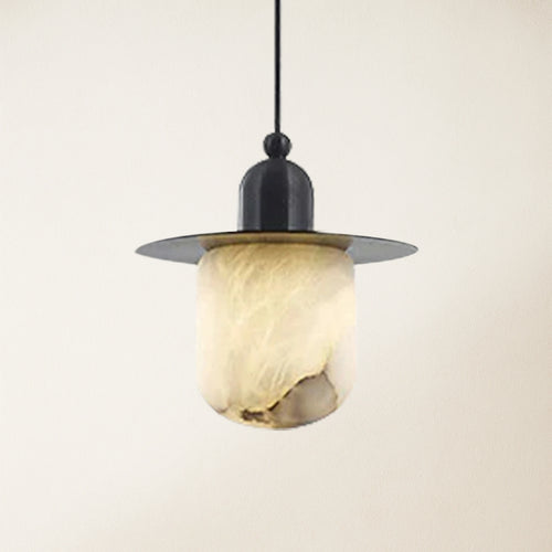 Bloom Alabaster Grace Pendant 6" H