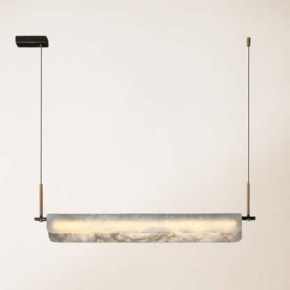 Seranova Alabaster Dining Linear Chandelier