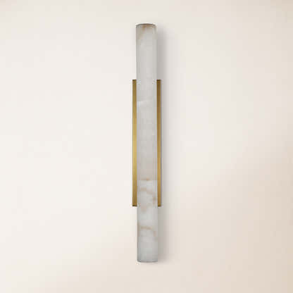 Sylvia Palladian Alabaster Wall Sconce 36"H