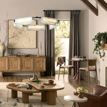 Deli Alabaster Chandelier 32″