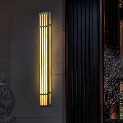 Titanwall Rectangular Stripe Outdoor Wall Light