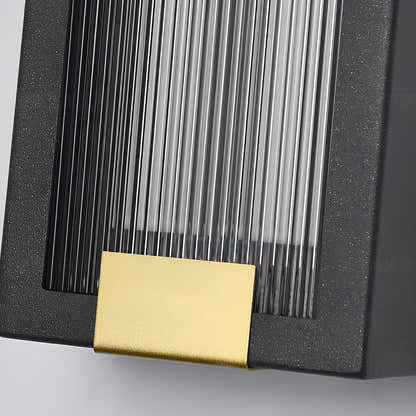 Vitreum Rectangular LED Outdoor Wall Light