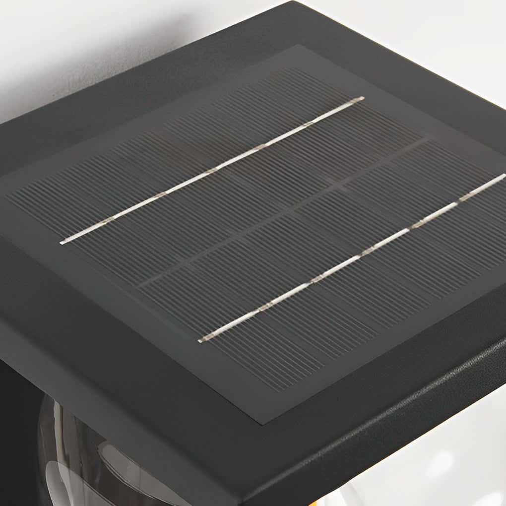 Crysteel Solar Outdoor Wall Light with Remote