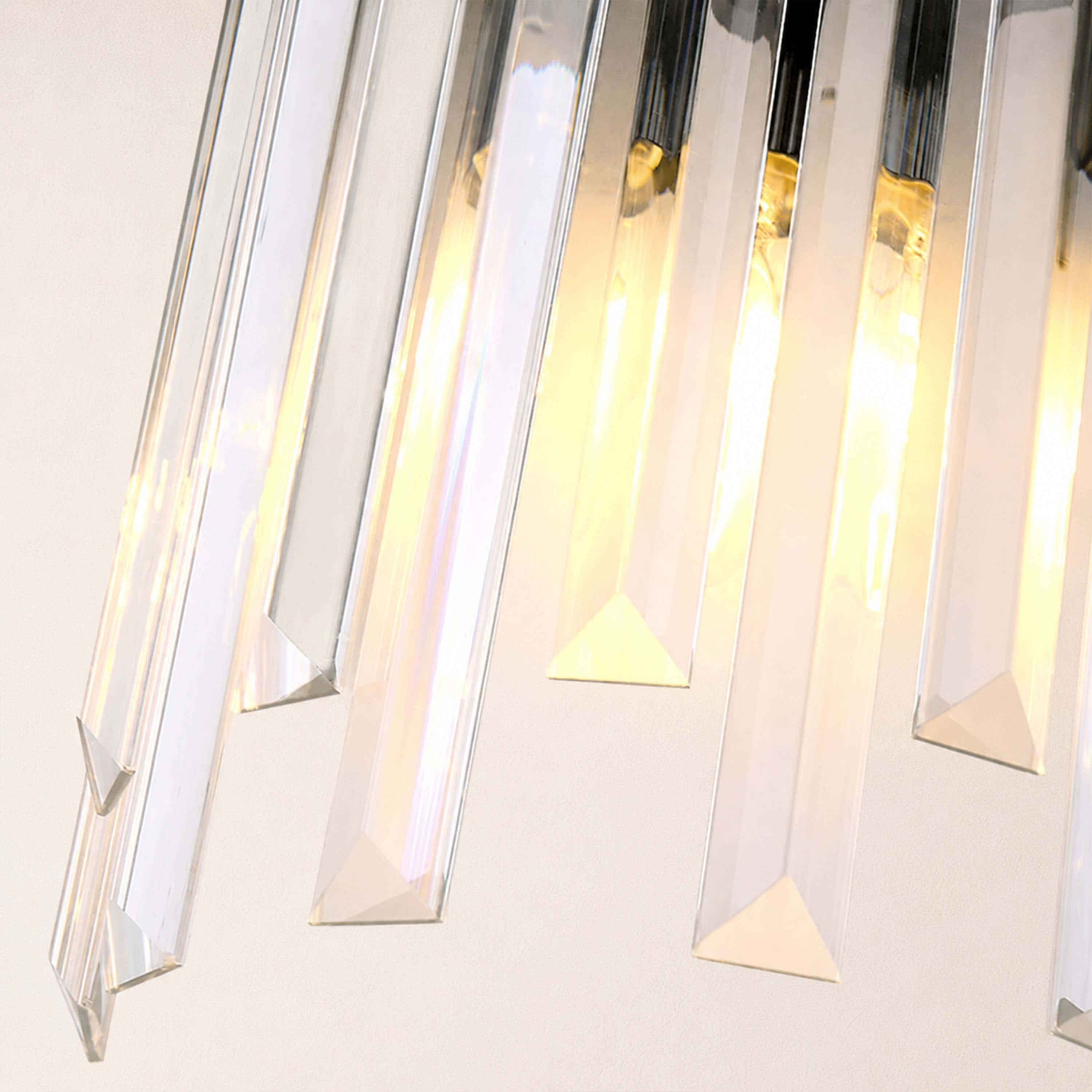 Oryana Crystal Icicle Wall Sconce 7.9"