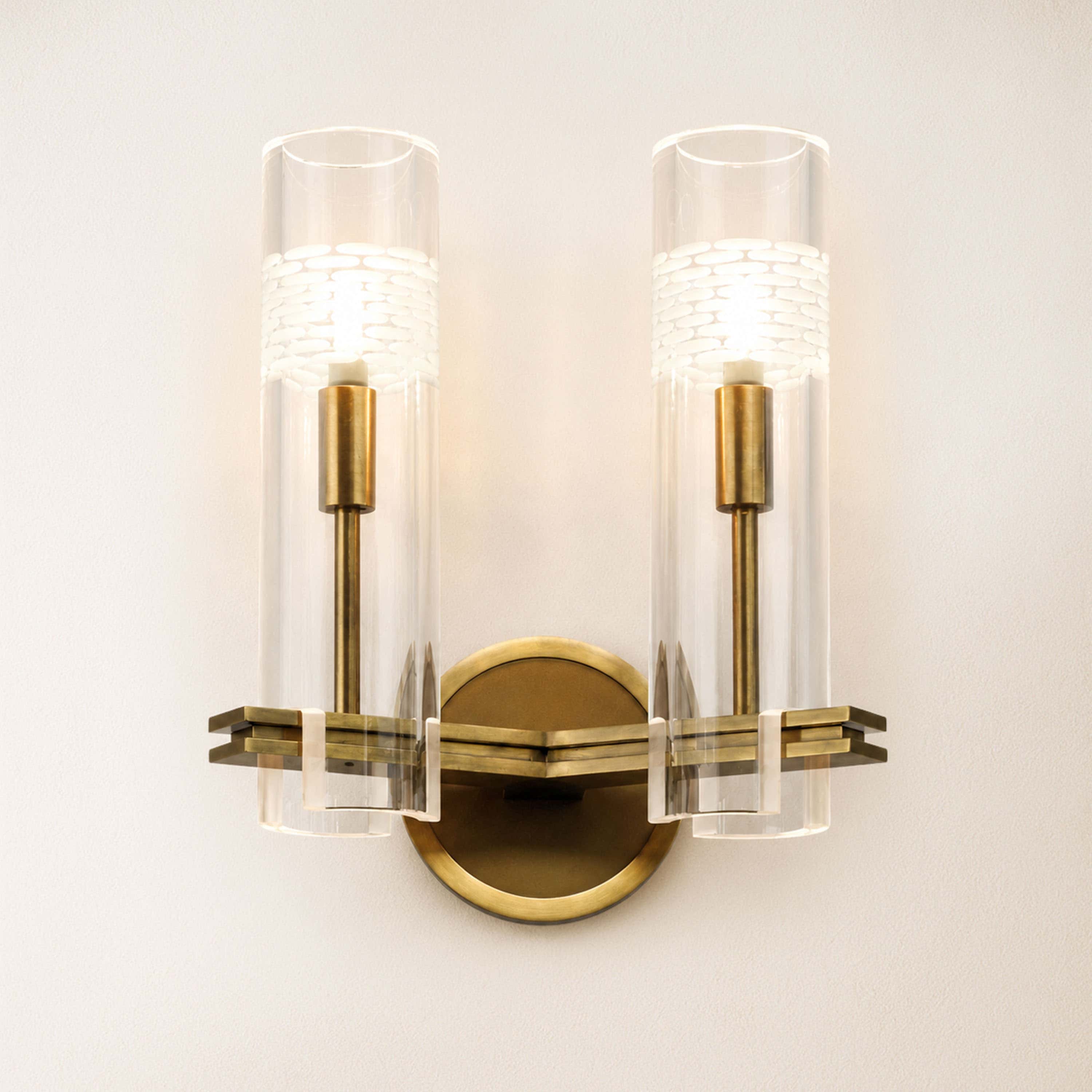 Aureline Glass Wall Sconce