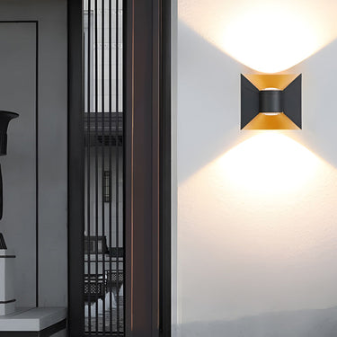 Quadratische Up- und Down-Leuchten 6W LED wasserdichte moderne Außenleuchten