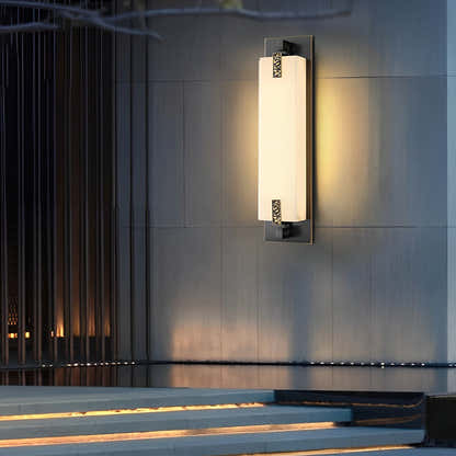 Outdoor Wasserdichte LED Kupfer Retro Außenwandleuchten Wandlampen Beleuchtung