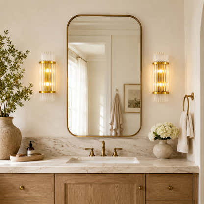 Oryana Crystal Icicle Wall Sconce 8.3"