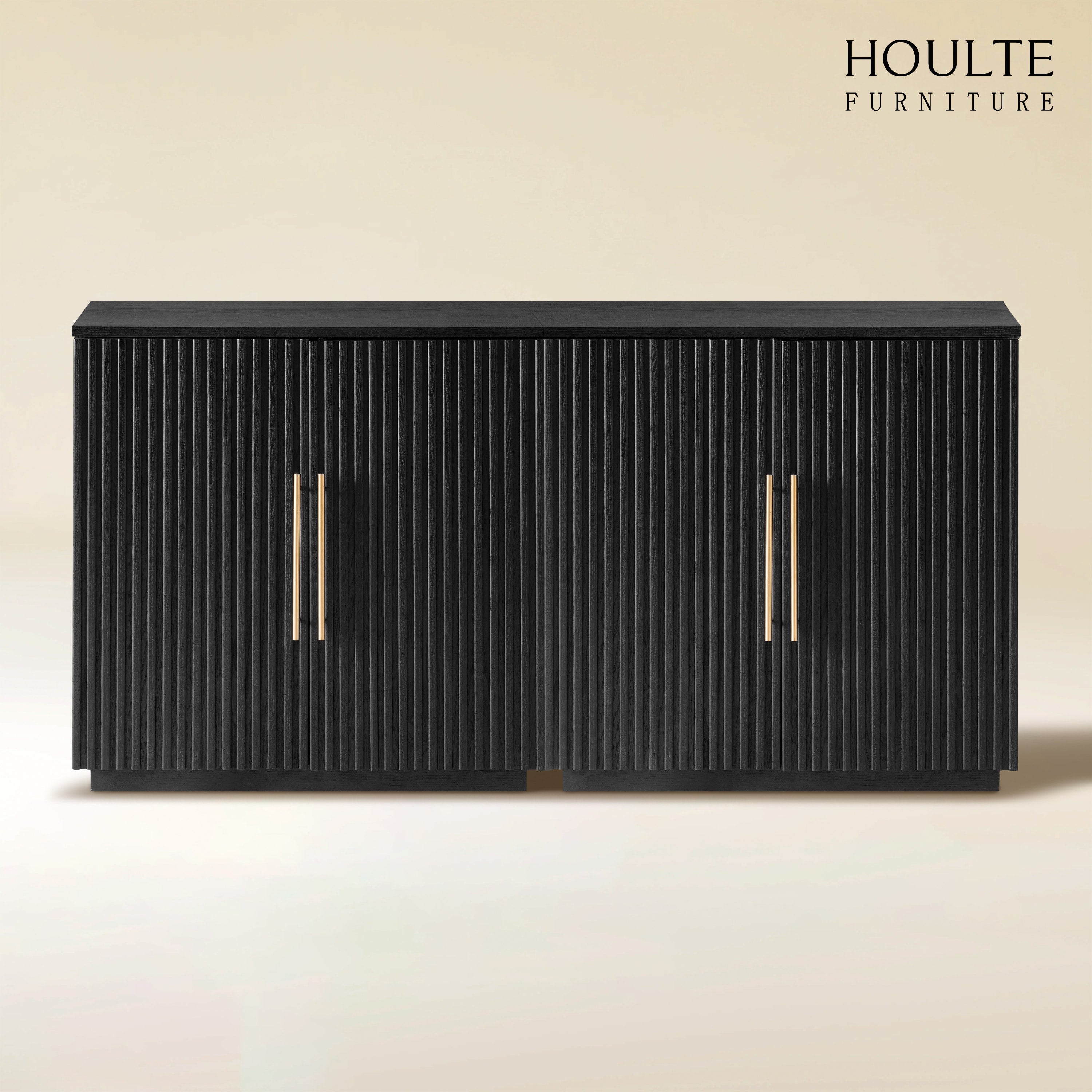 Holt 63″ Medienkonsole aus Eiche (2er-Set) 