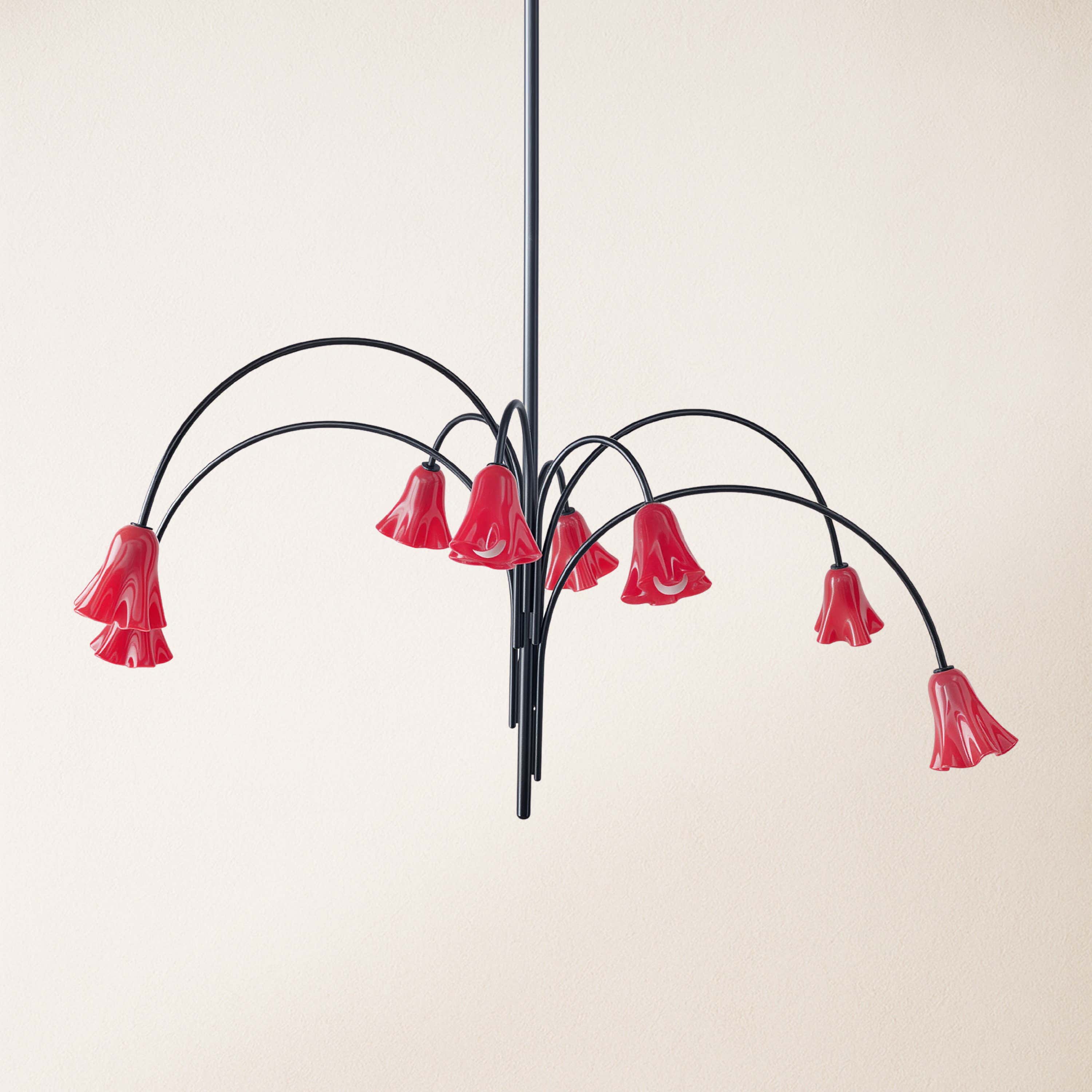 Florea Glass Art Chandelier