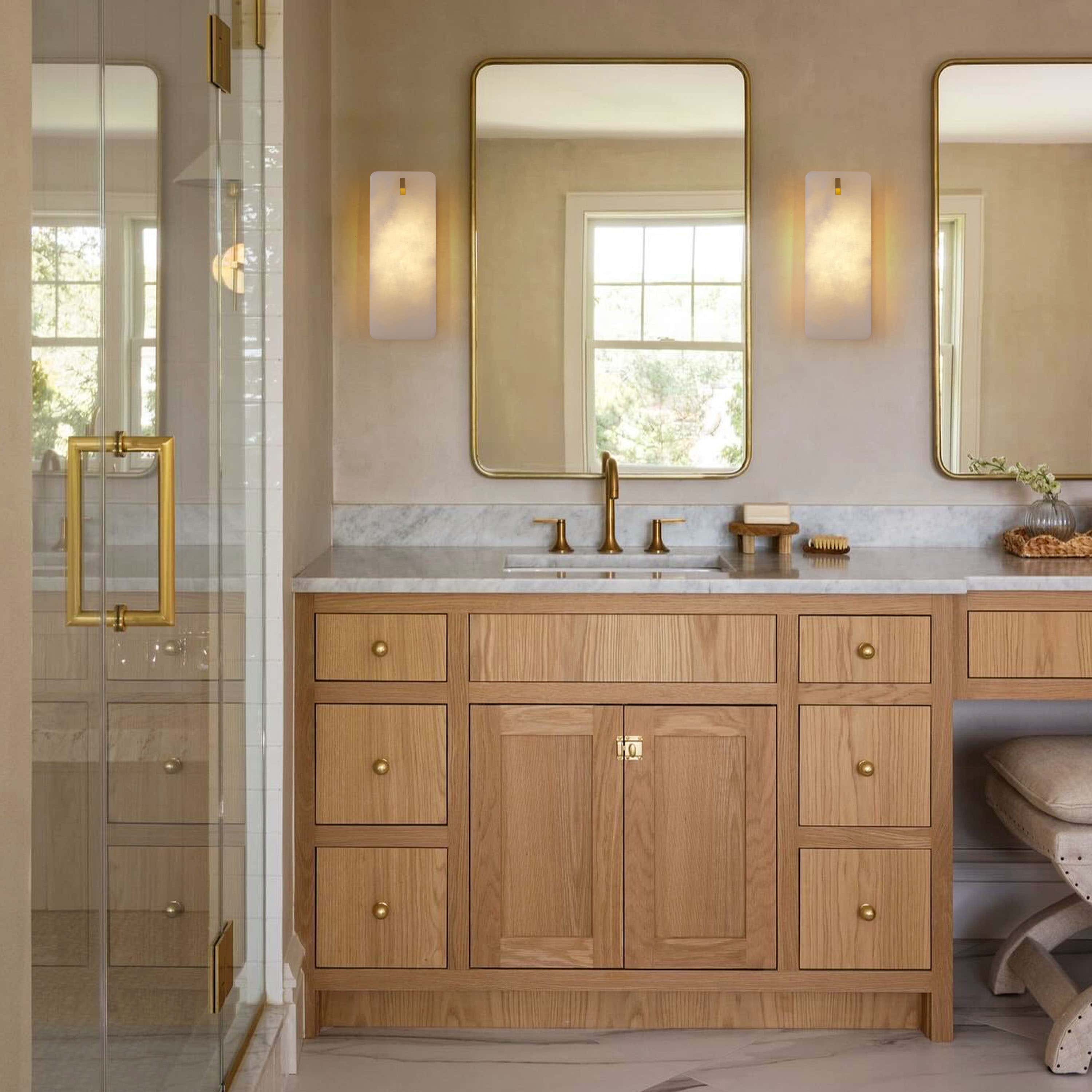 Lunara Alabaster Wall Sconce 12.75"H