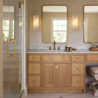 Lunara Alabaster Wall Sconce 12.75"H