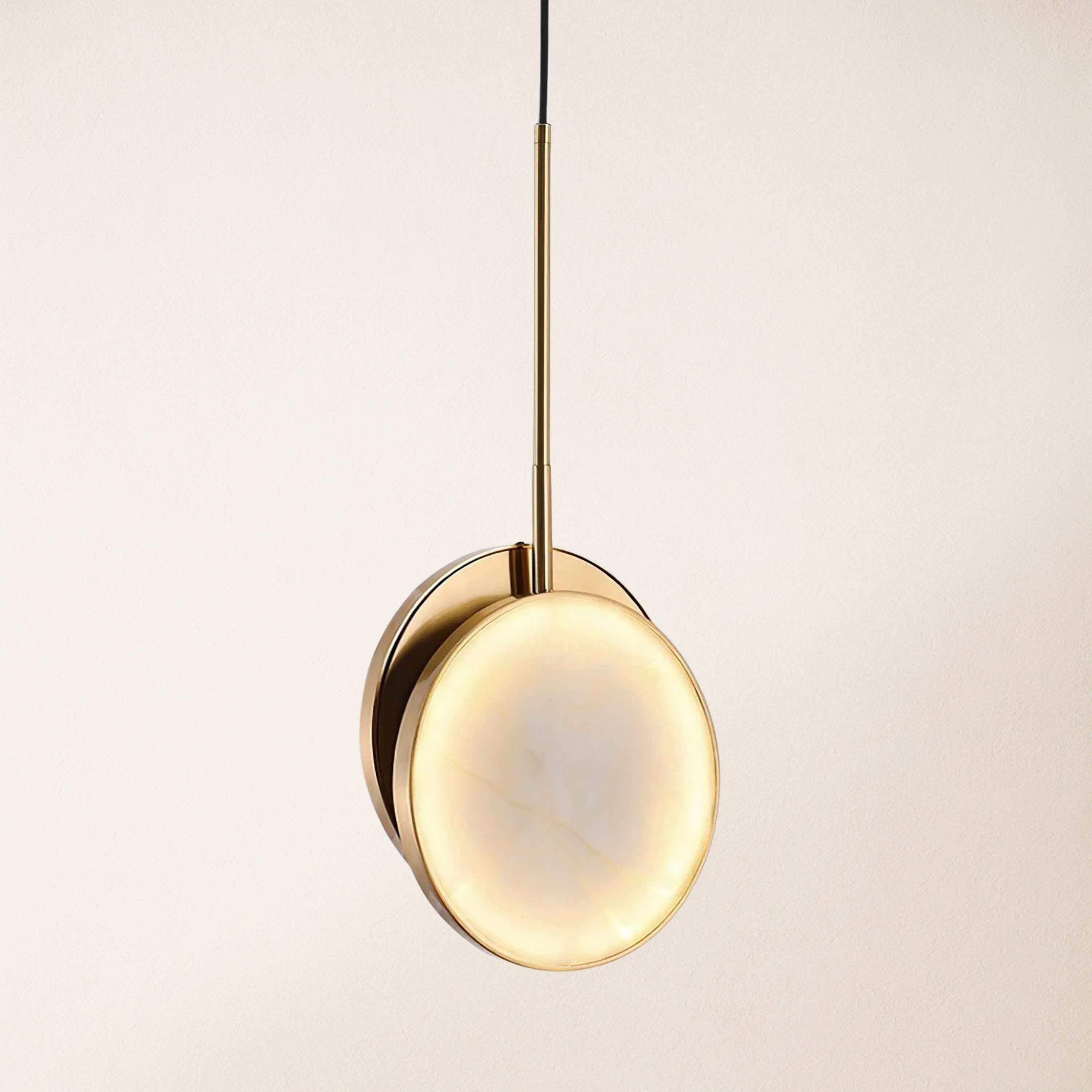 Mintreux Moonshade Alabaster-Anhänger, 20,3 cm Durchmesser