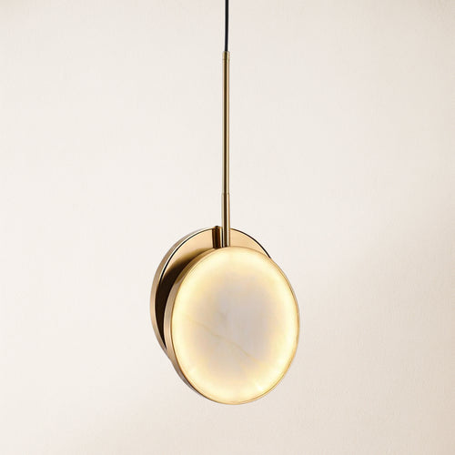 Mintreux Moonshade Alabaster-Anhänger, 20,3 cm Durchmesser