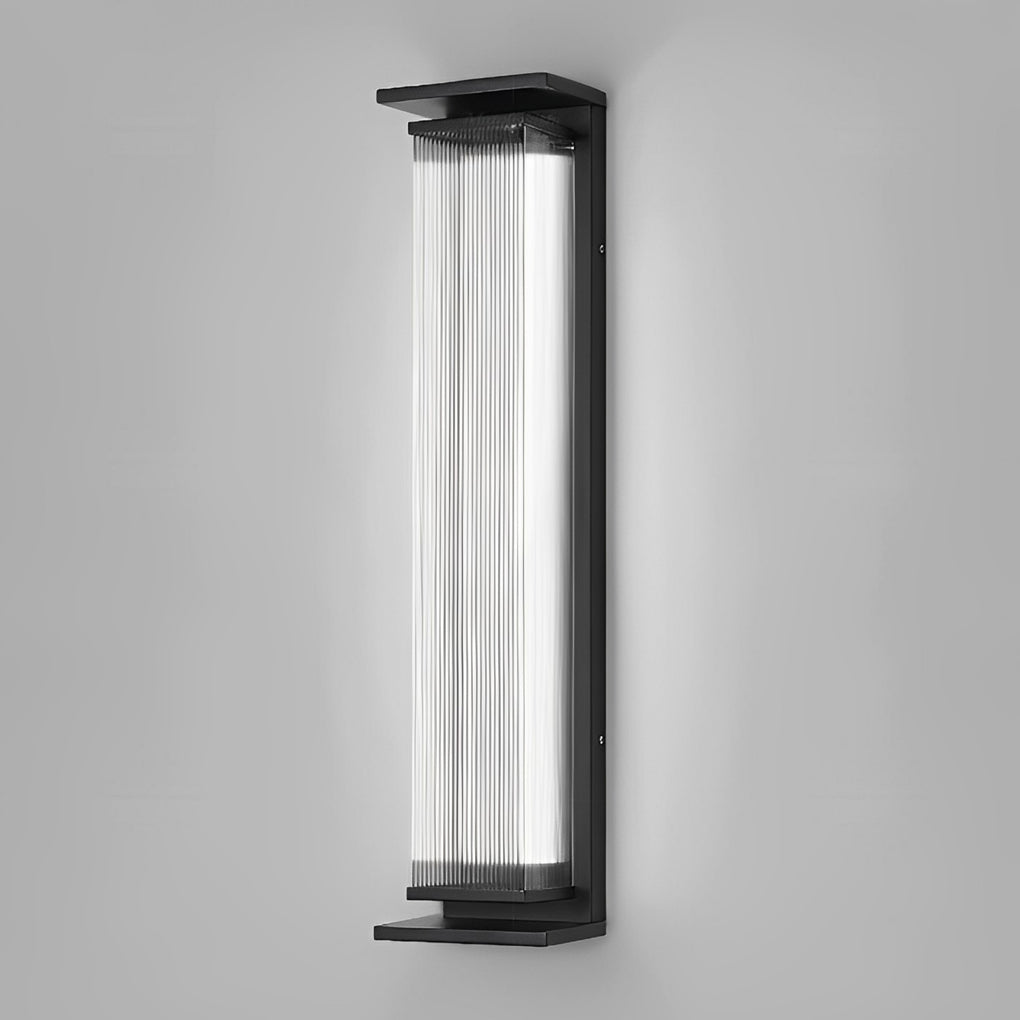 Kreative Streifen wasserdicht schwarz moderne LED Wandleuchte Außenwandleuchten