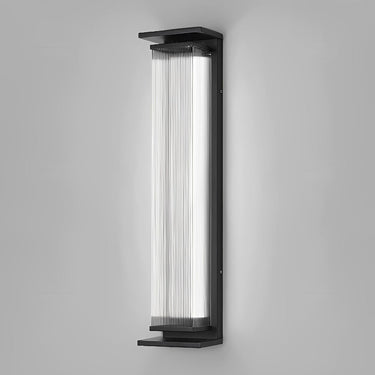Kreative Streifen wasserdicht schwarz moderne LED Wandleuchte Außenwandleuchten