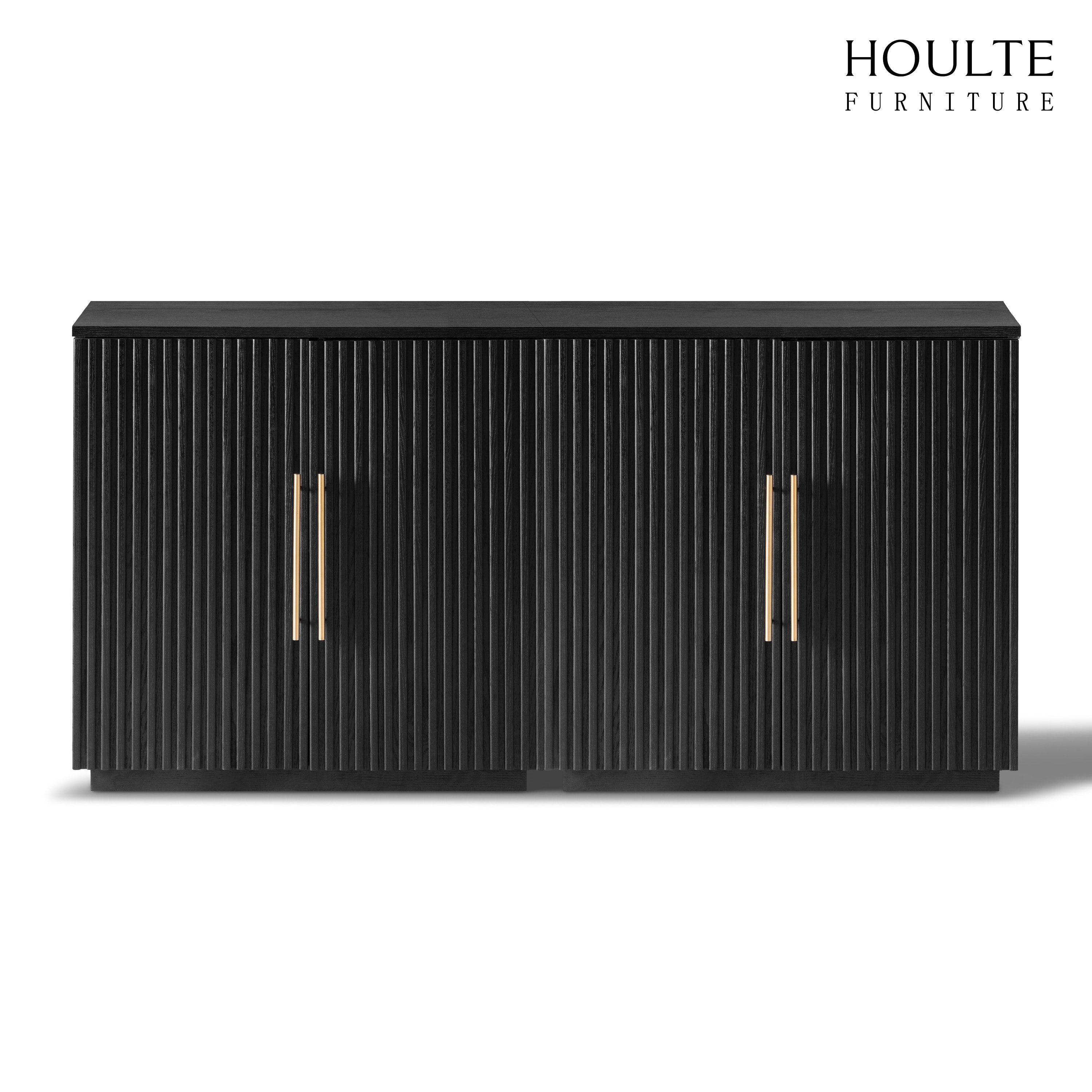 Holt 63″ Medienkonsole aus Eiche (2er-Set) 