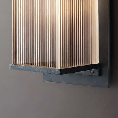 Rechteckige wasserdichte LED 3w moderne Outdoor Solar Wandleuchten Beleuchtung