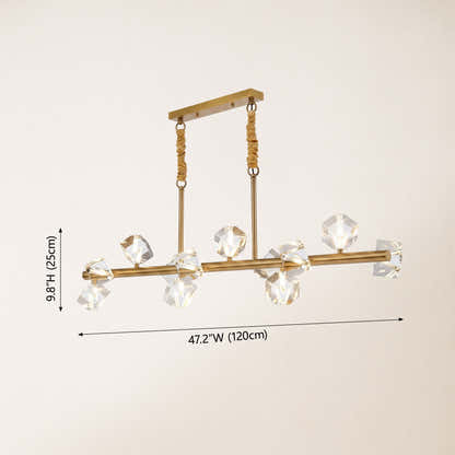 Stravon Radiant Structure Crystal Linear Chandelier