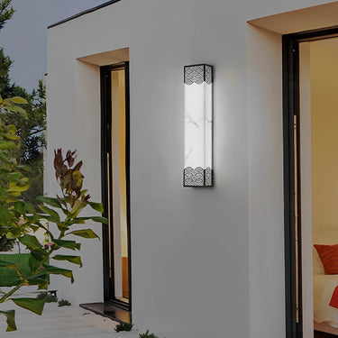 Rechteckige Harz LED wasserdichte Vintage Outdoor Wandleuchten Wandleuchte