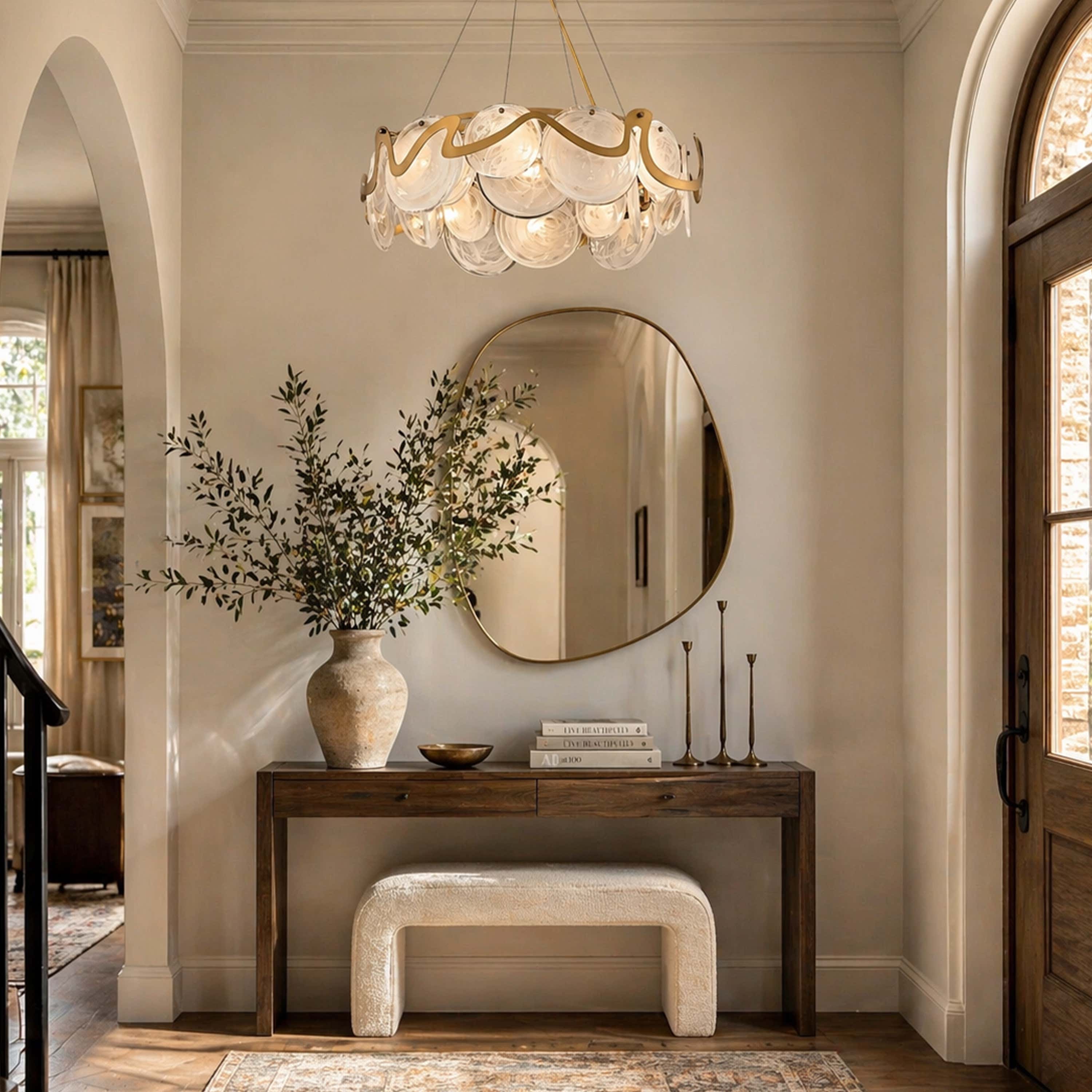 Avenor Ambient Glass Round Chandelier