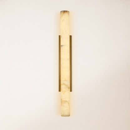 Sylvia Palladian Alabaster Wall Sconce 36"H