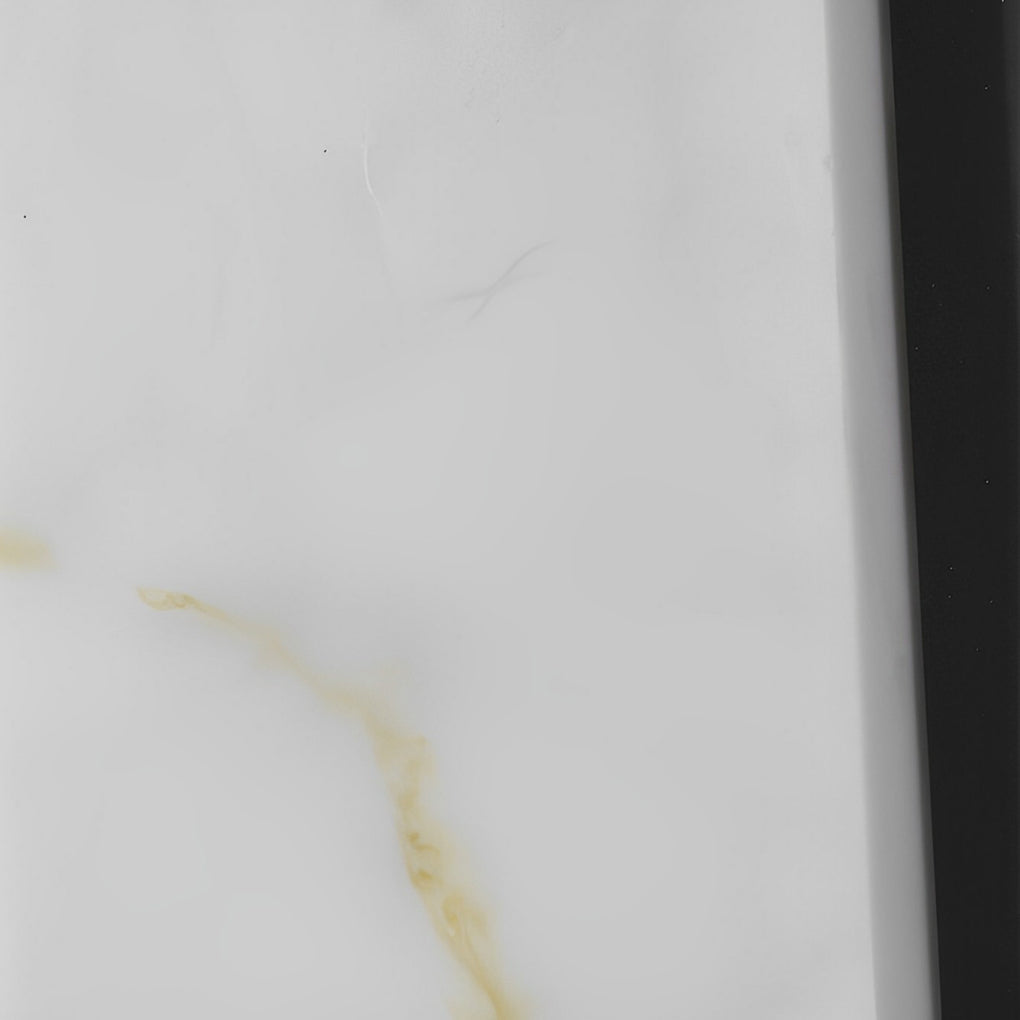 Rechteckige wasserdichte schwarze moderne Außenwandleuchten aus Metall