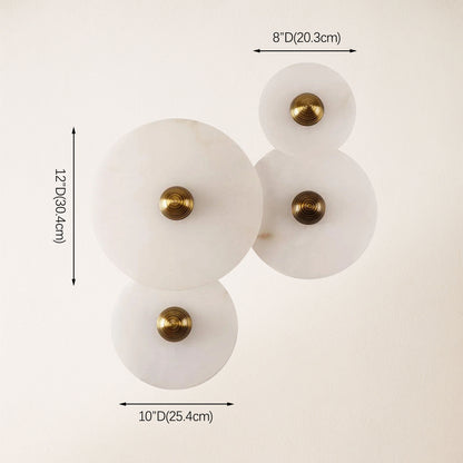 Miles Alabaster 4-Light Wall Composition